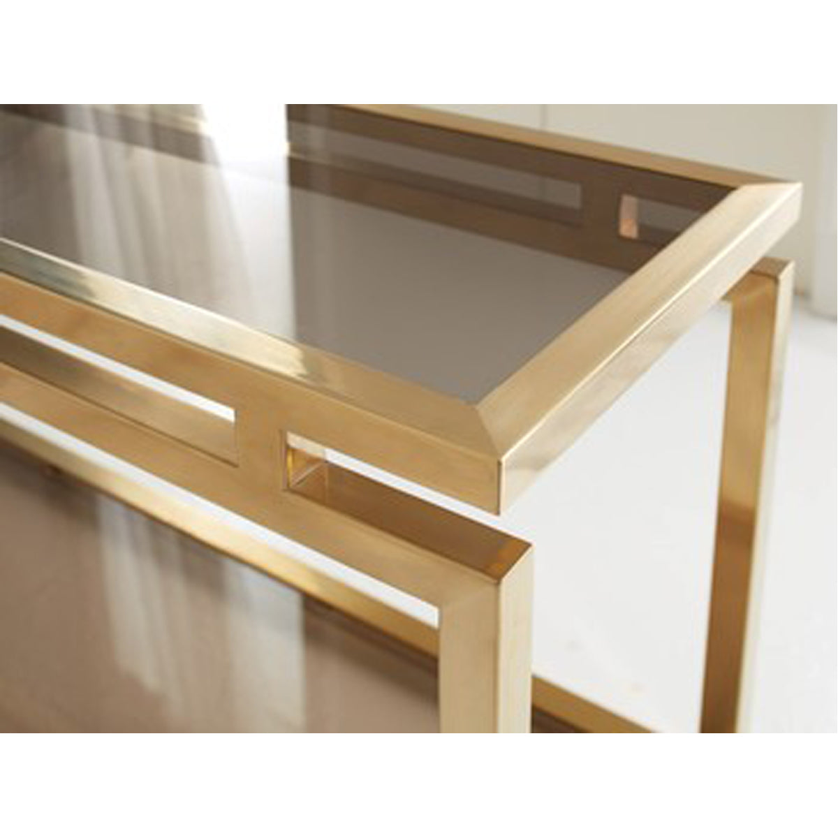 Modern History Stacked Console Table