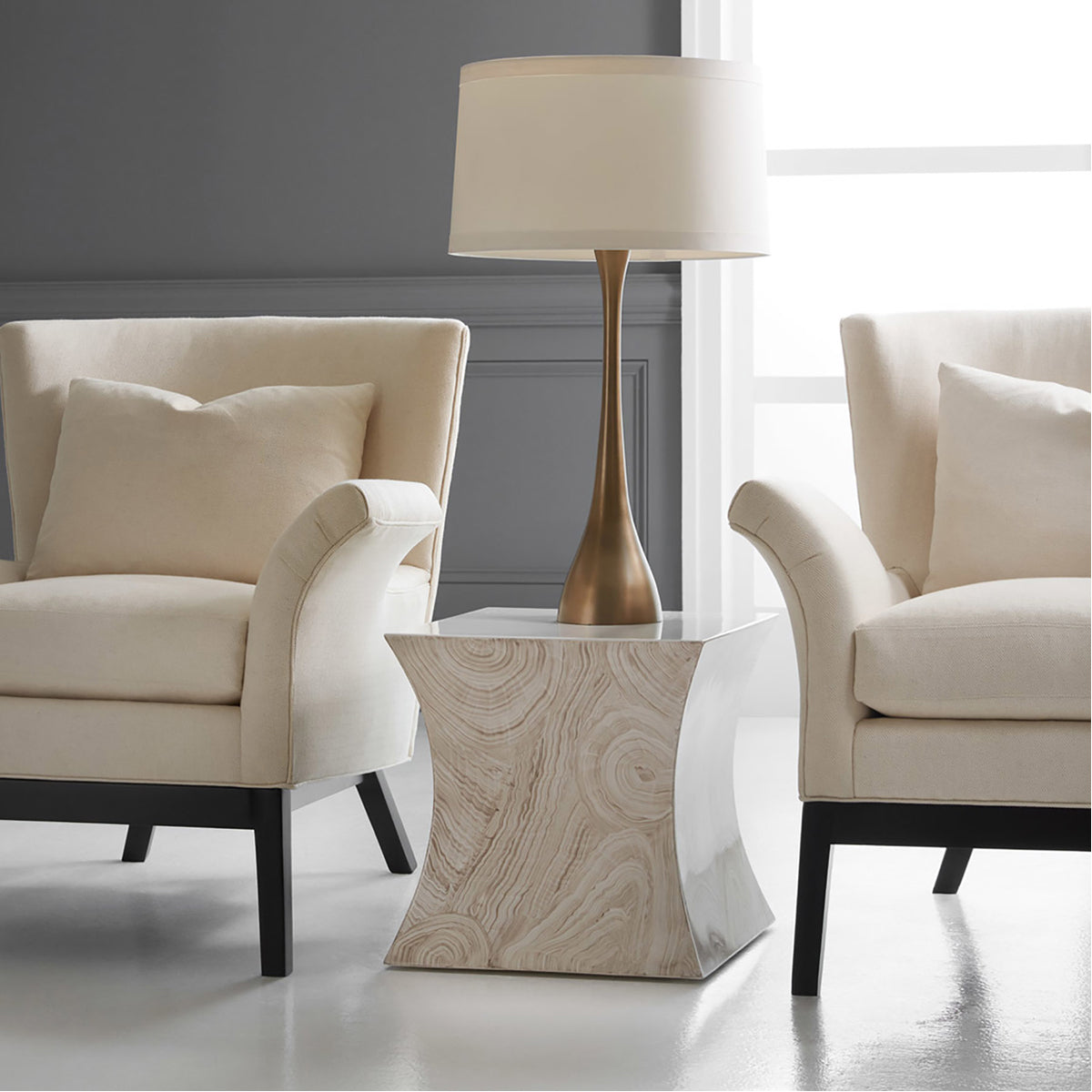 Modern History Aero Chairside Table