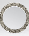 Made Goods Adem Leaves Silver Metal Mirror