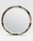 Made Goods Albert Classic Round Mirror in Shell