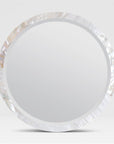 Made Goods Albert Classic Round Mirror in Shell