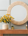 Made Goods Amani Organic Rope Round Mirror