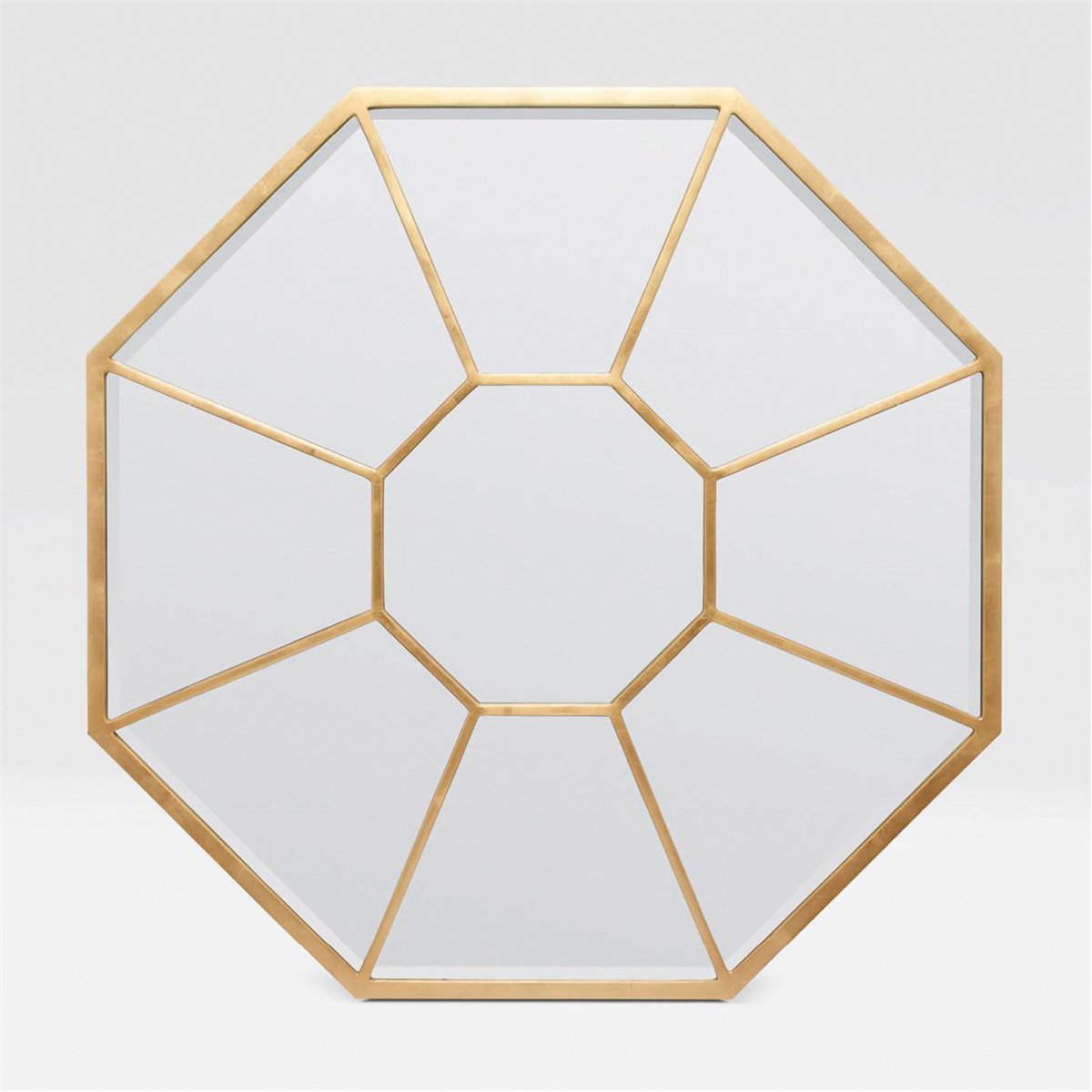 Made Goods Camilla Octagonal Gold Leaf Mirror