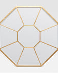 Made Goods Camilla Octagonal Gold Leaf Mirror