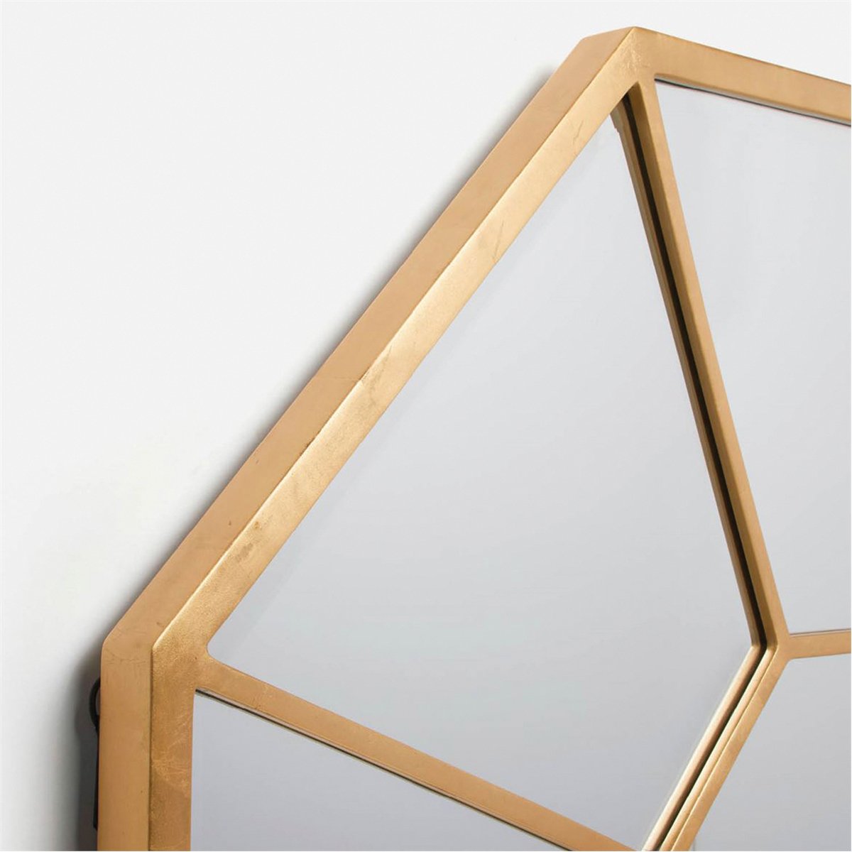 Made Goods Camilla Octagonal Gold Leaf Mirror