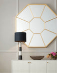 Made Goods Camilla Octagonal Gold Leaf Mirror