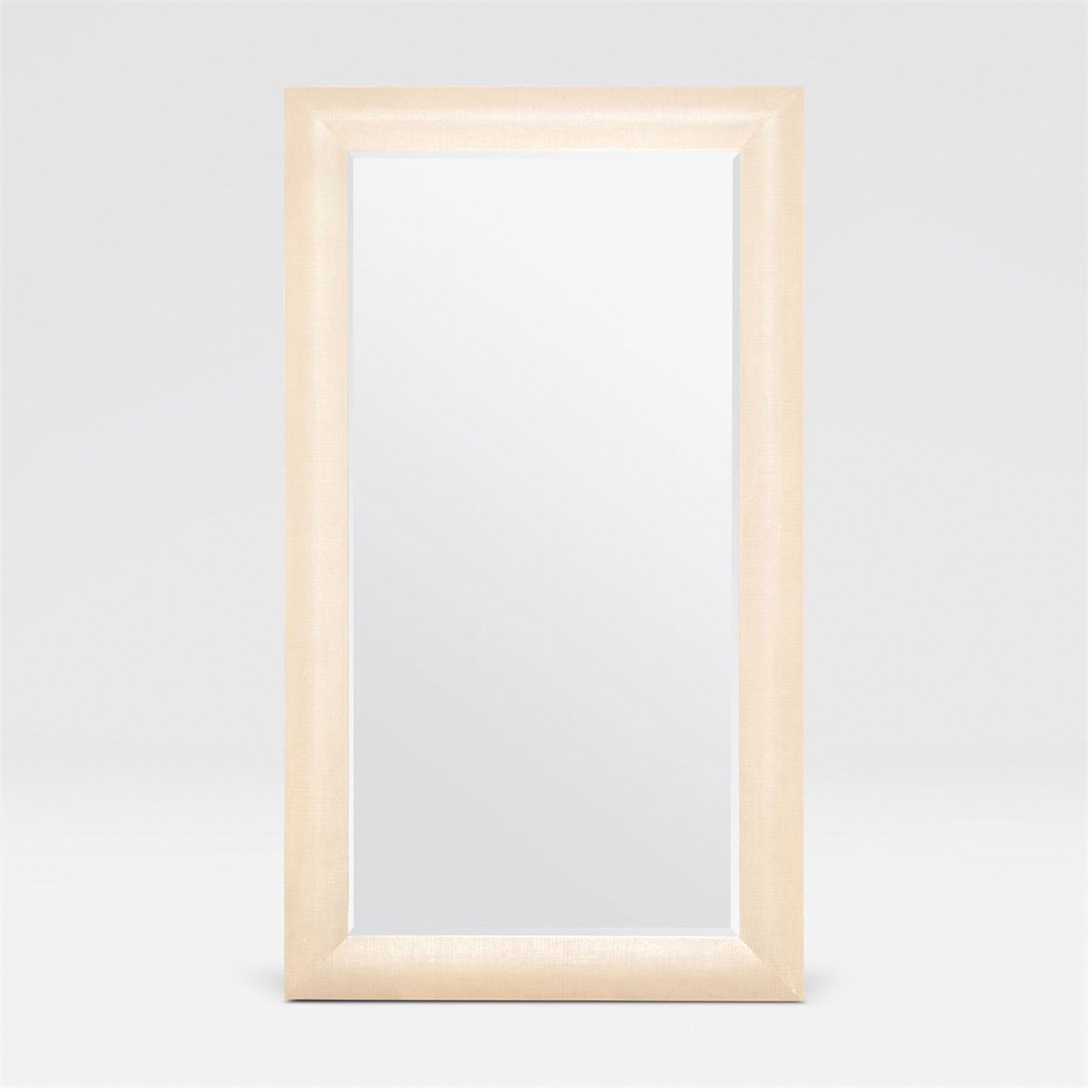 Made Goods Carter Oversized Raffia Border Mirror