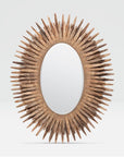 Made Goods Donatella Oval Wood Rays Mirror