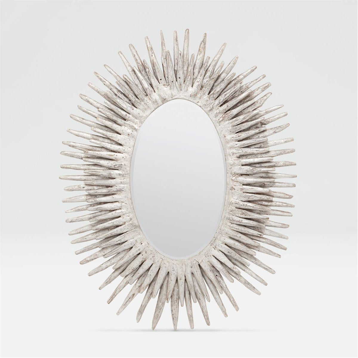 Made Goods Donatella Oval Wood Rays Mirror