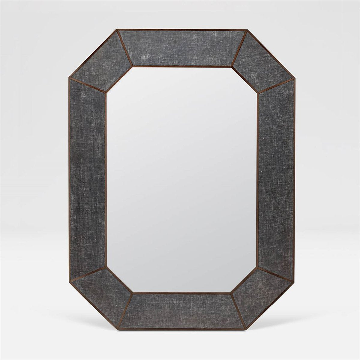 Made Goods Elliott Linen Octagonal Mirror