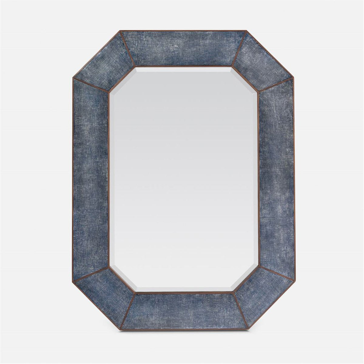 Made Goods Elliott Linen Octagonal Mirror