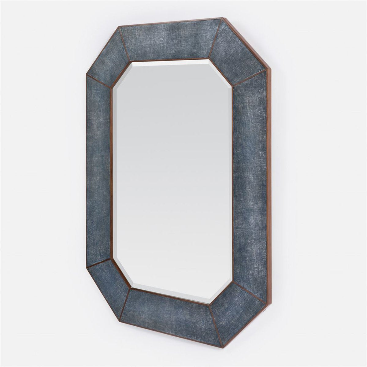 Made Goods Elliott Linen Octagonal Mirror