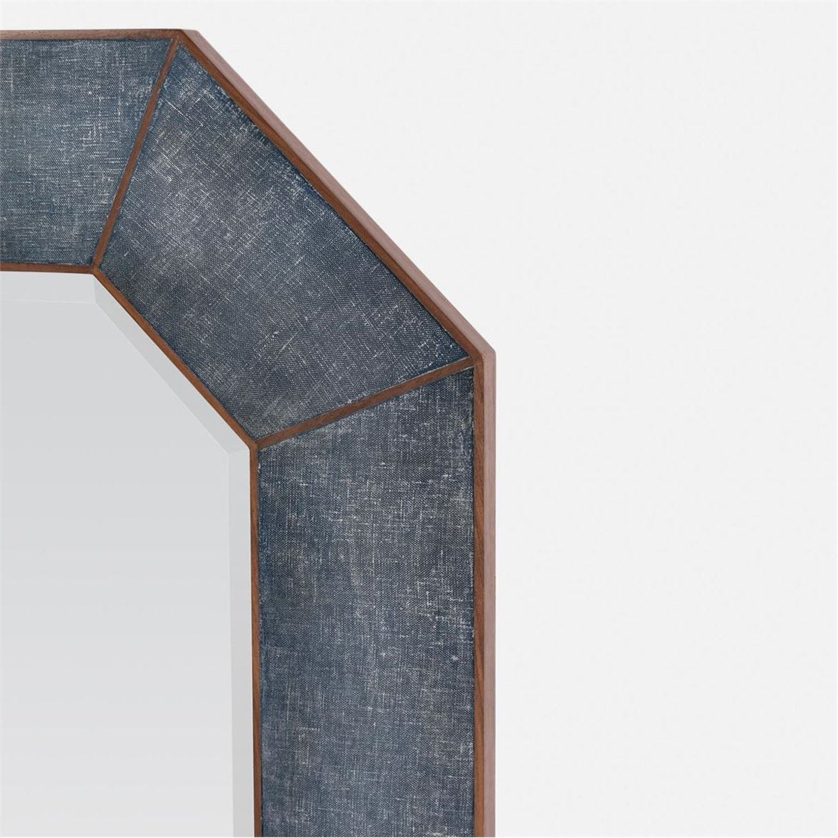 Made Goods Elliott Linen Octagonal Mirror