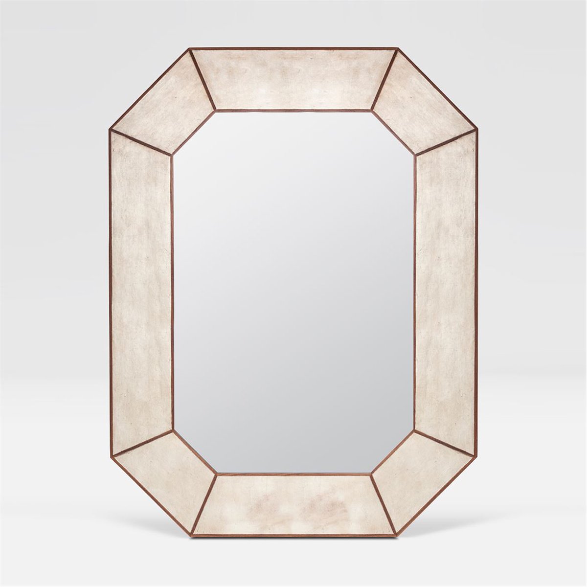 Made Goods Elliott Linen Octagonal Mirror