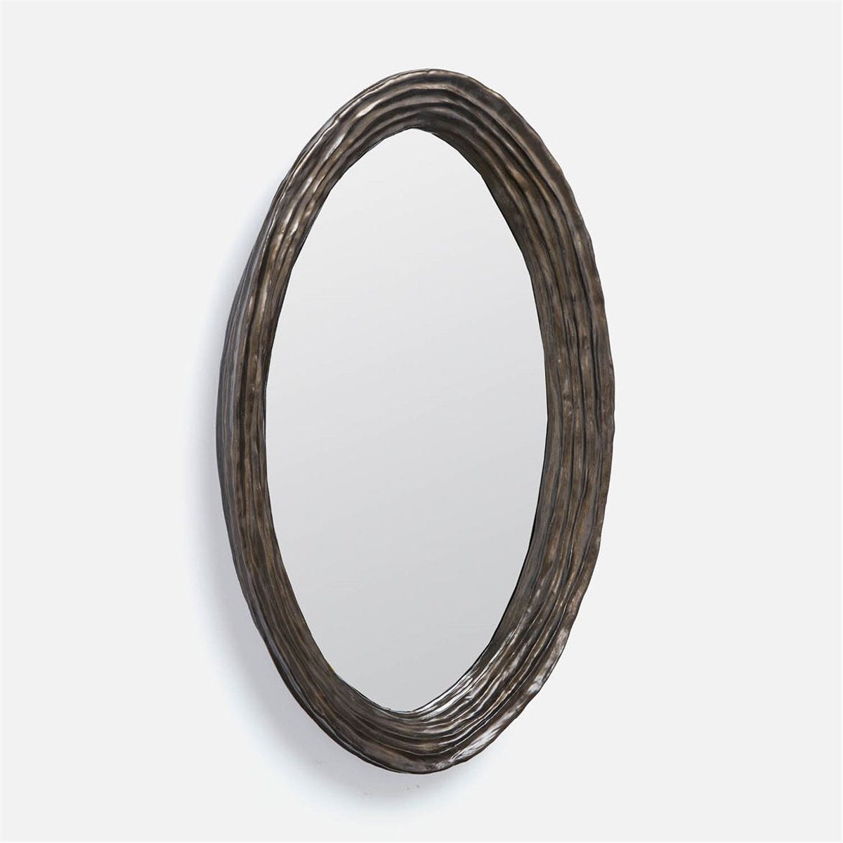 Made Goods Hetty Oval Resin Mirror