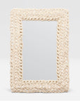 Made Goods Inga Natural Knotted Coco Beads Mirror