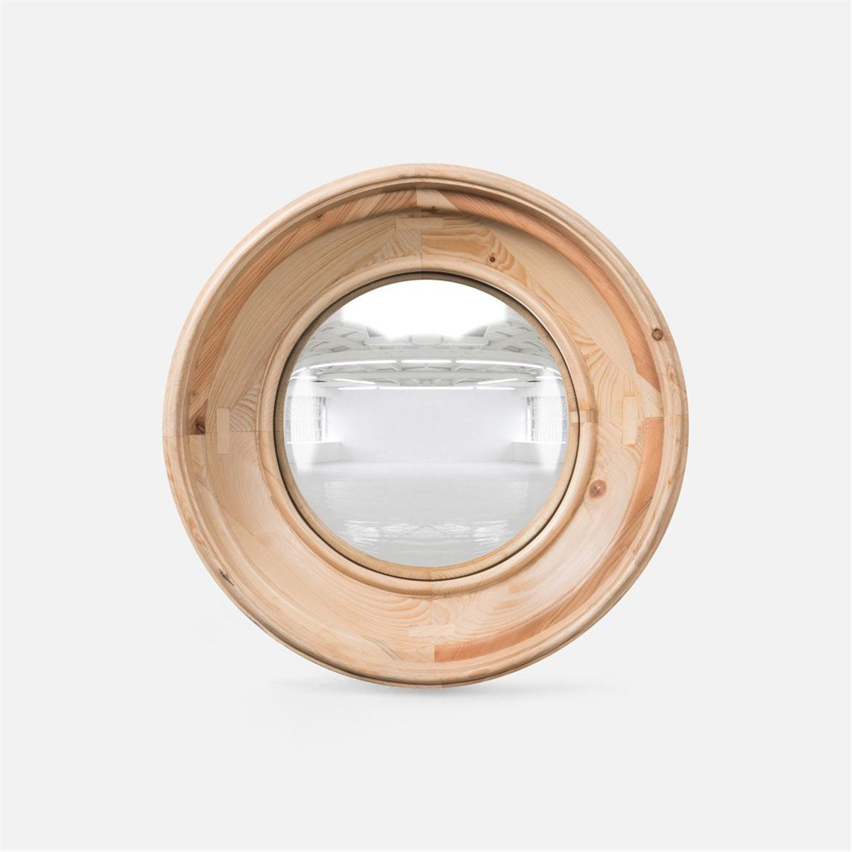 Made Goods Jared Wood Porthole Mirror