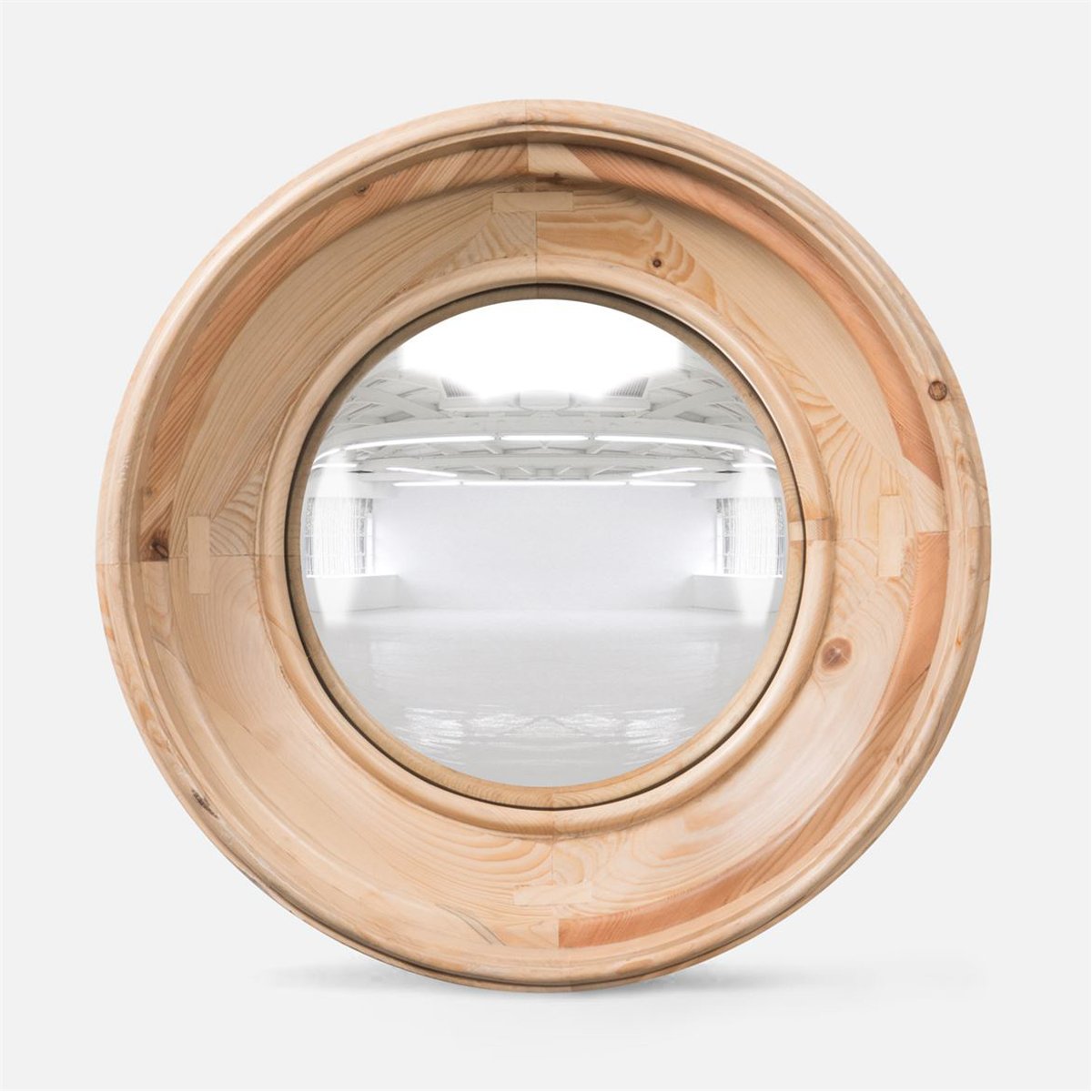 Made Goods Jared Wood Porthole Mirror