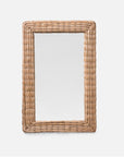 Made Goods Keegan Pristine Shagreen Profile Mirror with Border