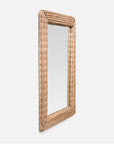 Made Goods Keegan Pristine Shagreen Profile Mirror with Border