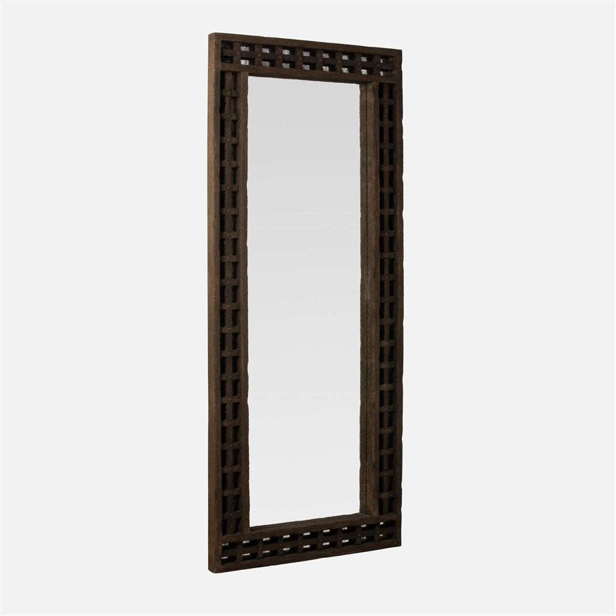 Made Goods Lavinia Dark Rustic Mango Wood Mirror