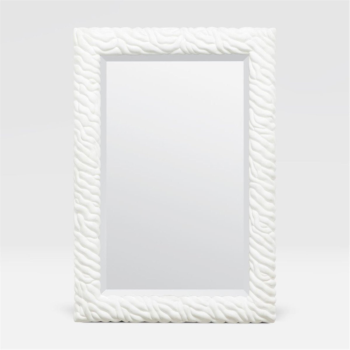 Made Goods Lucinda Twisted White Resin Mirror