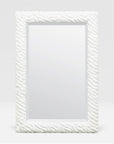 Made Goods Lucinda Twisted White Resin Mirror