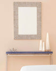 Made Goods Malena Graphic Bone Resin Mirror