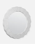 Made Goods Viola Rippled Round Outdoor Mirror