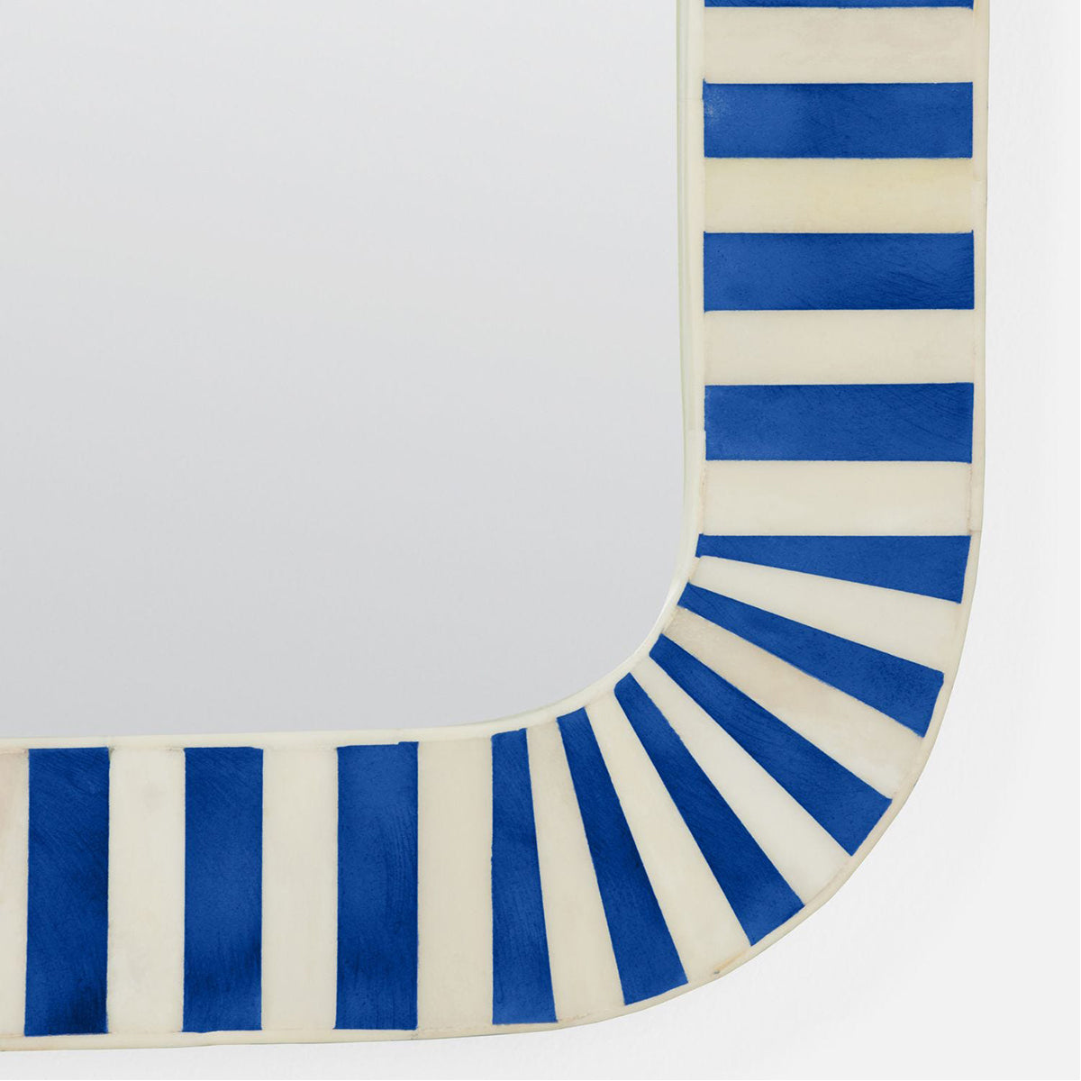 Made Goods Zavory Striped Rounded Rectangular Mirror