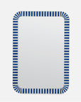 Made Goods Zavory Striped Rounded Rectangular Mirror