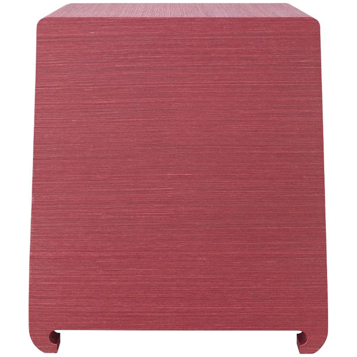 Villa &amp; House Ming 2-Drawer Side Table, Red