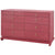 Villa & House Ming Extra Large 8-Drawer Dresser, Red