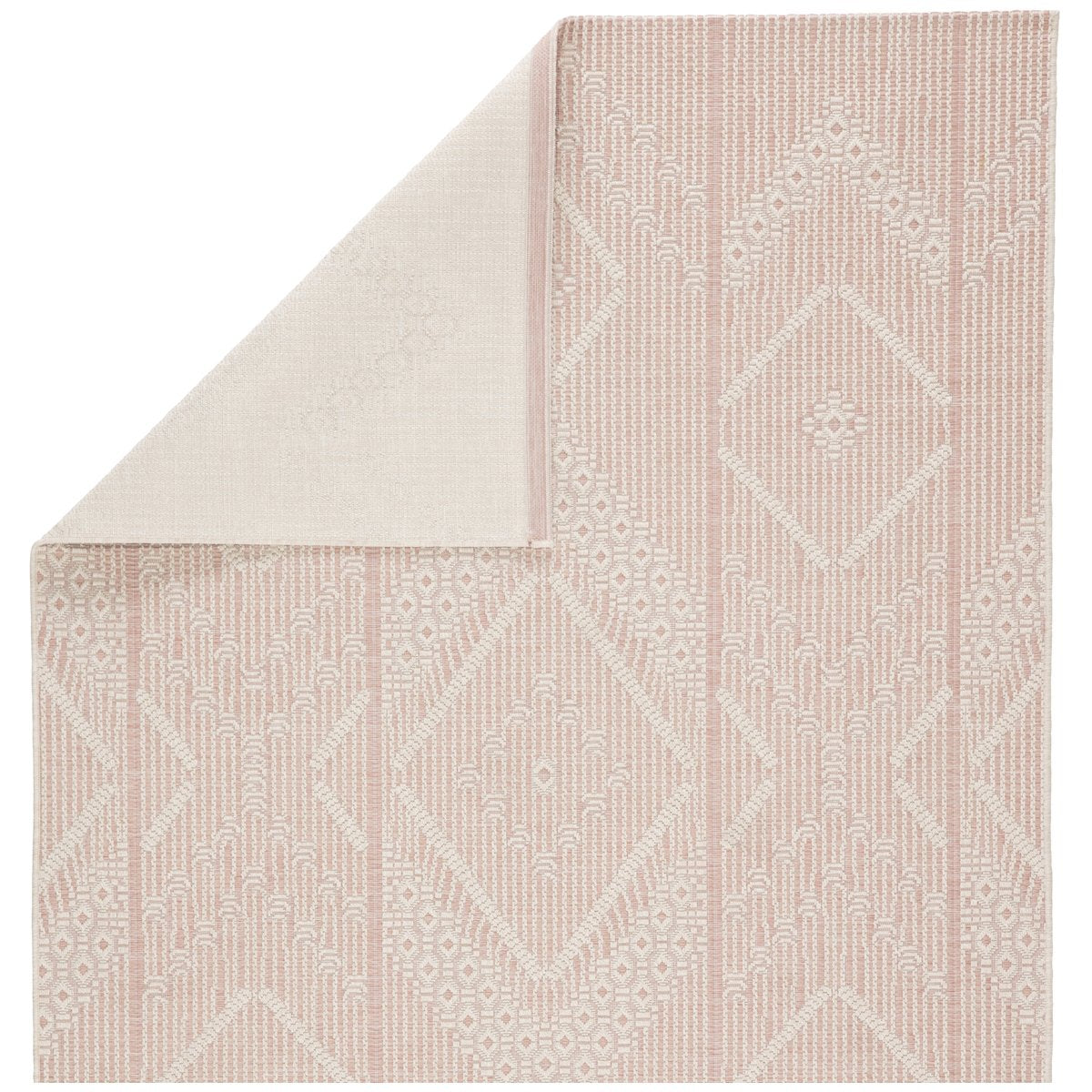 Jaipur Monteclair Shiloh Tribal Geometric Light Pink Cream MOC06 Rug