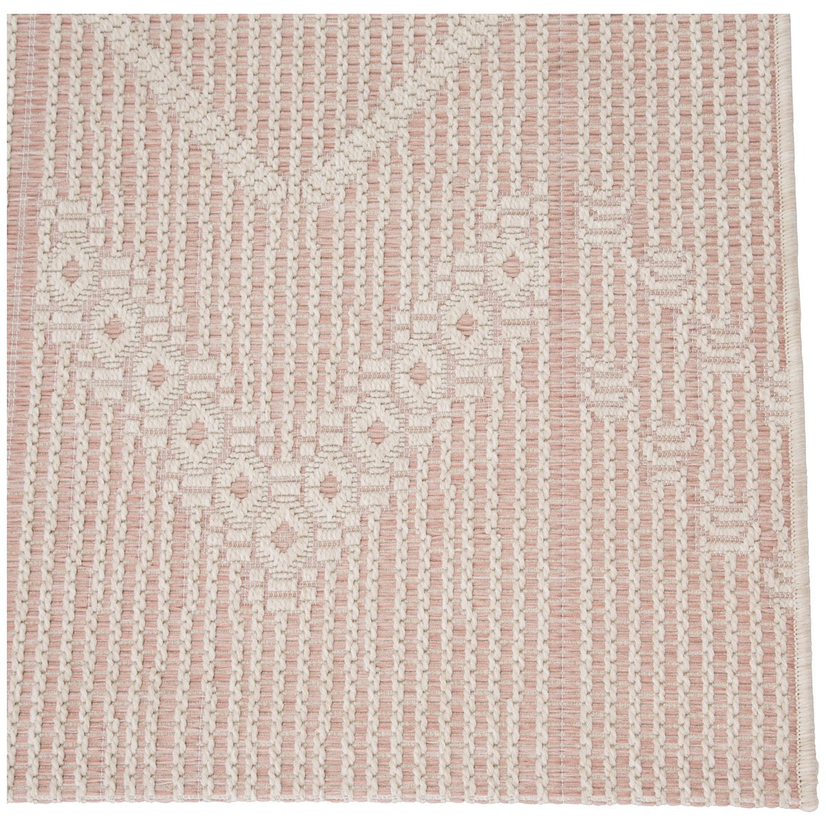 Jaipur Monteclair Shiloh Tribal Geometric Light Pink Cream MOC06 Rug