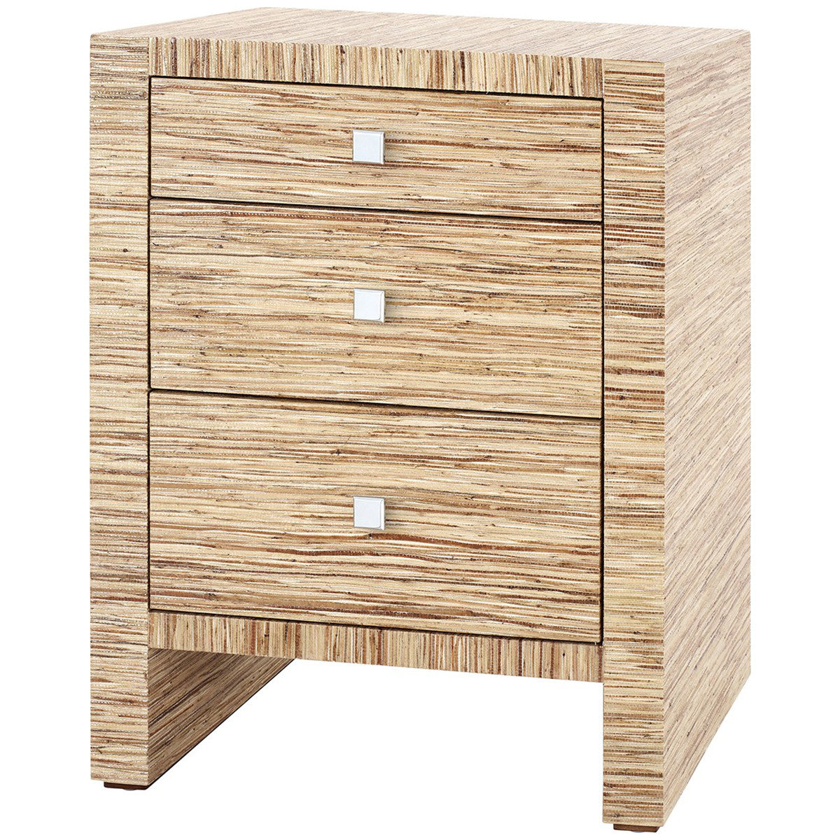 Villa &amp; House Morgan Papyrus 3-Drawer Side Table in Natural