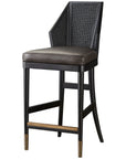 Baker Furniture Cane Counter Stool MR7148