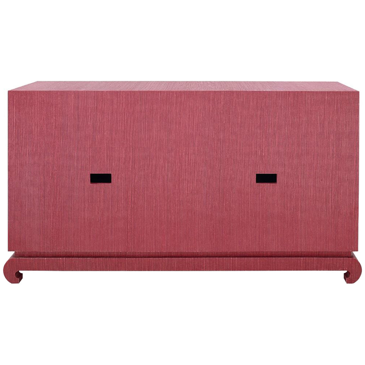 Villa &amp; House Meredith 4-Door Cabinet, Red