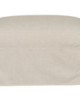 Vanguard Furniture Thea Slipcovered Muslin Ottoman