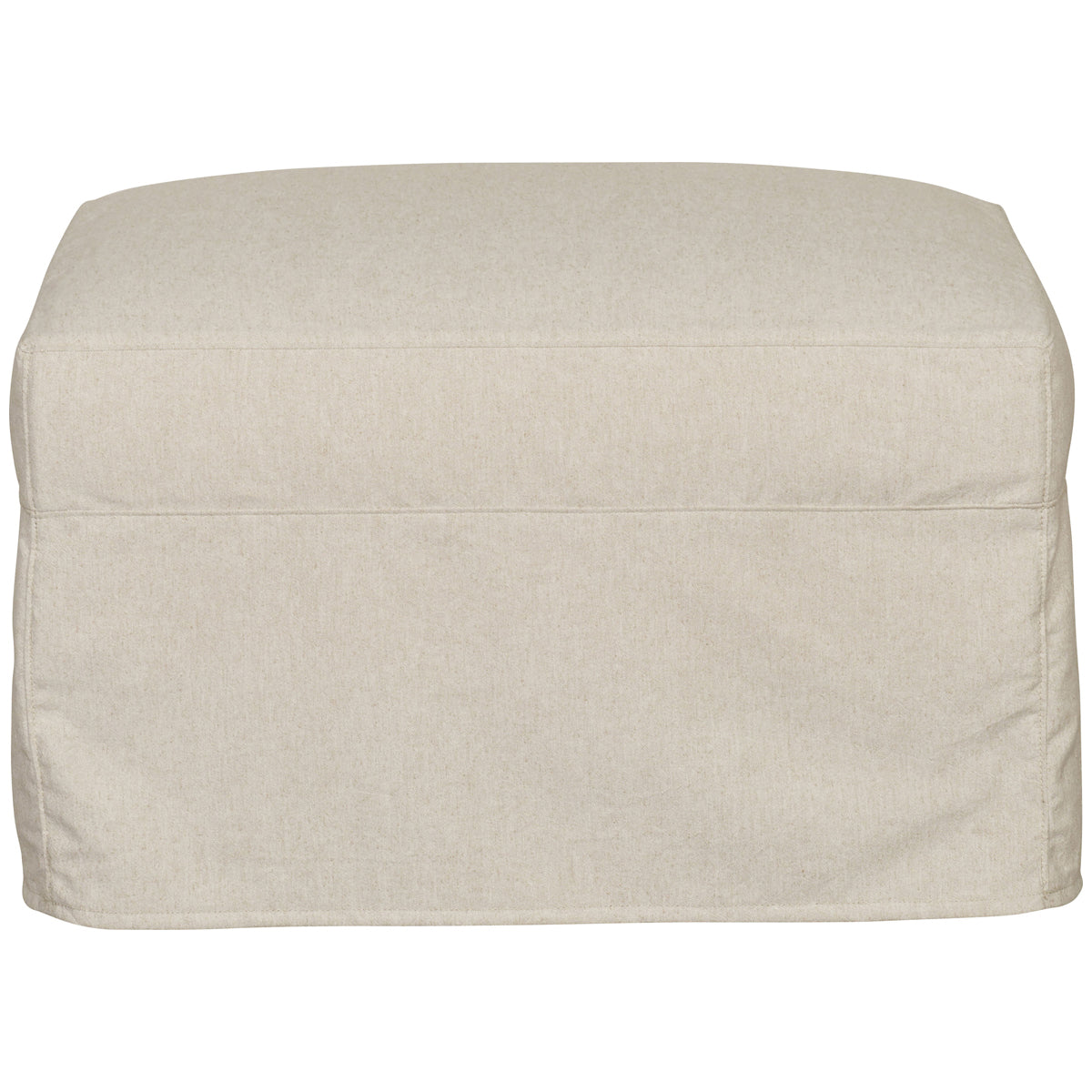 Vanguard Furniture Josie Slipcovered Muslin Ottoman