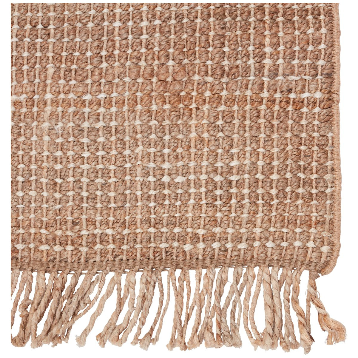 Jaipur Naturals Lucia Sauza Solid Textured Beige Ivory NAL08 Rug