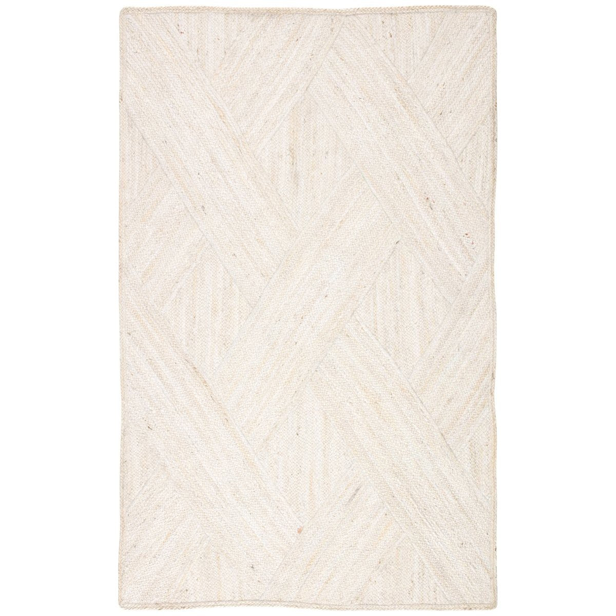 Jaipur Naturals Tobago Vero Trellis Solid Ivory NAT35 Rug