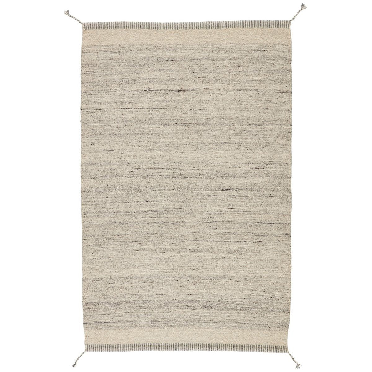 Jaipur Nazca Gila Border Solid Gray Ivory NAZ03 Rug