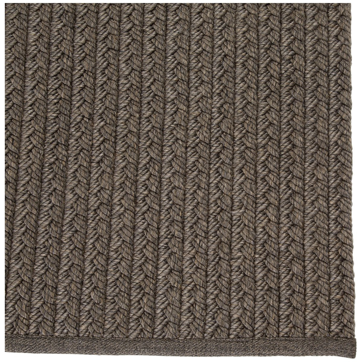 Jaipur Nirvana Premium Iver Solid Stripes Gray Taupe NIP04 Rug