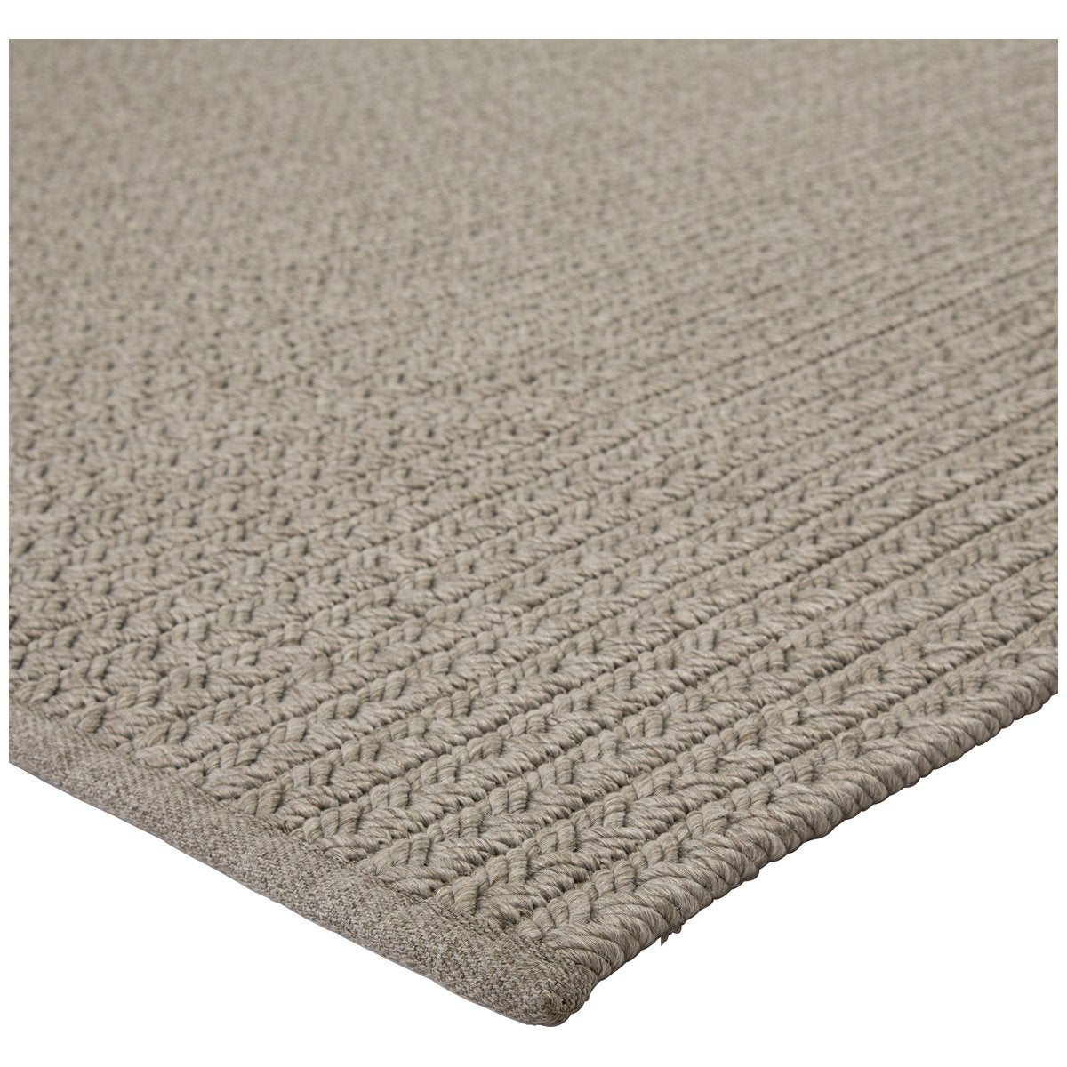 Jaipur Nirvana Premium Iver Solid Stripes Light Gray NIP05 Rug