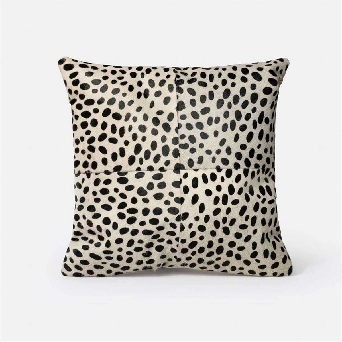 Made Goods Abram Pillows in Dalmatian Print Hair-On-Hide, Set of 2