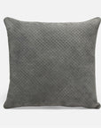 Made Goods Bower Quilted Suede Square Pillow, Set of 2