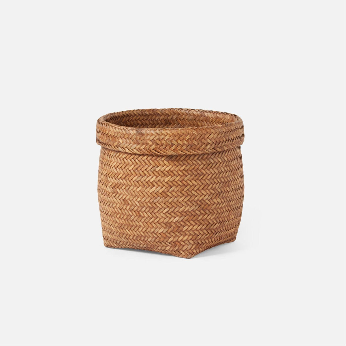 Made Goods Caelan Fat-Weave Rattan Baskets, 2-Piece Set