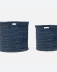 Made Goods Dover XL Round Woven Basket, 2-Piece Set