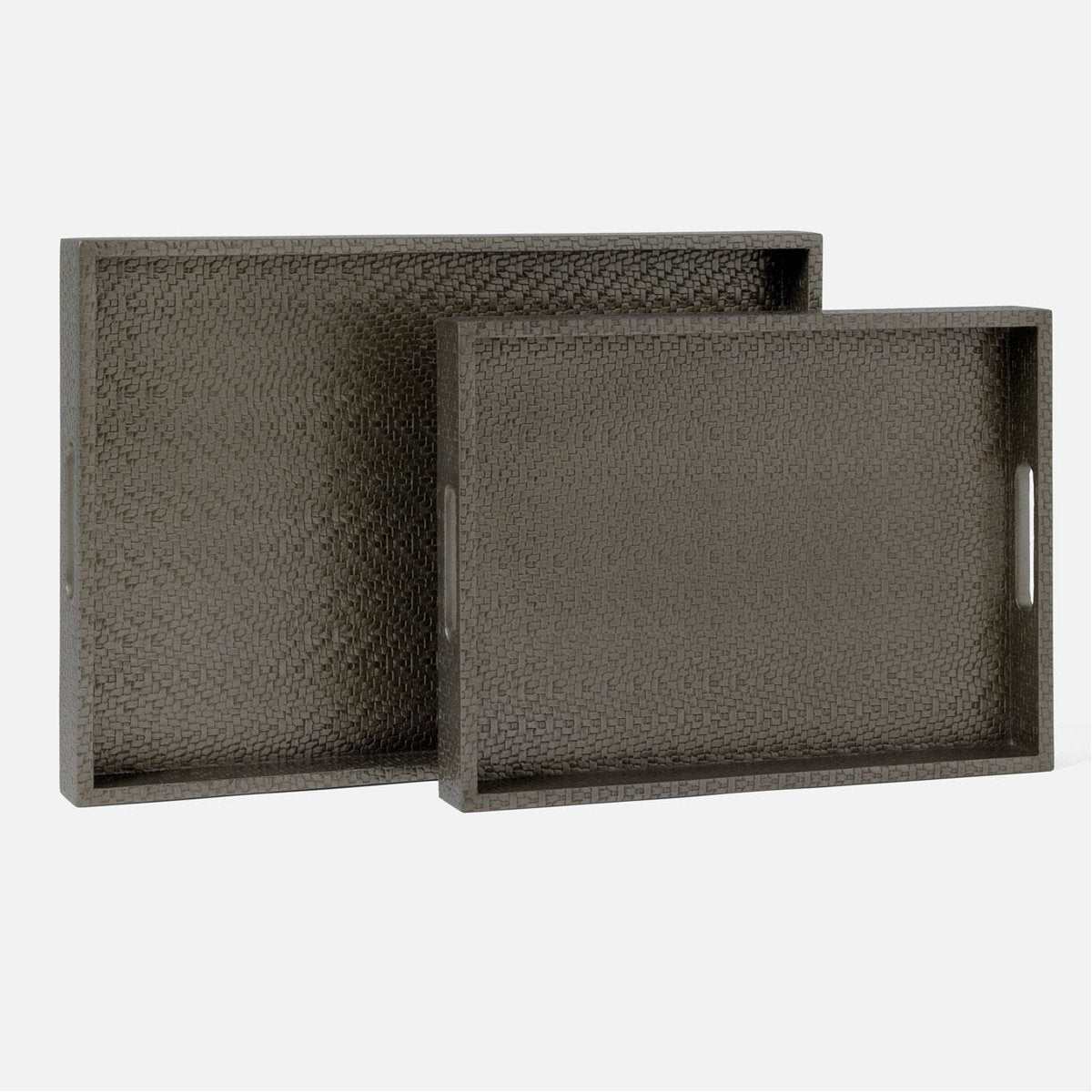 Made Goods Huxley XL Rectangular Tray, 2-Piece Set